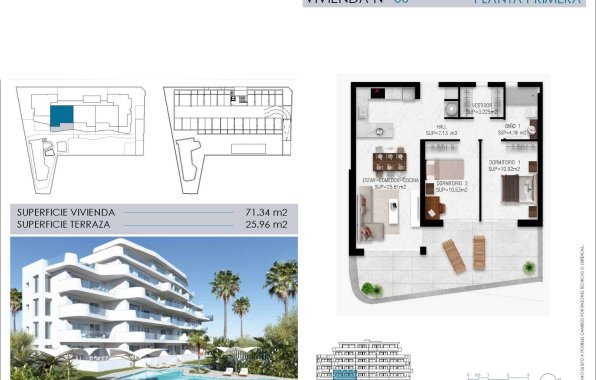 New Build - Apartment / flat - Pilar de la Horadada - Mil Palmeras