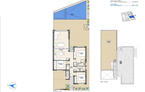 Obra nueva - Villa - Los Alcazares - Serena Golf