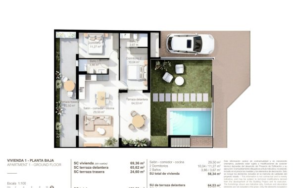 New Build - Bungalow - San Pedro del Pinatar - Lo Pagan