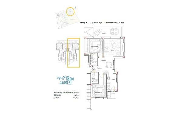 New Build - Apartment / flat - Los Alcazares - Serena Golf