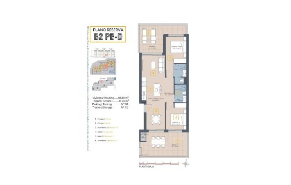 New Build - Apartment / flat - Los Alcazares - Serena Golf