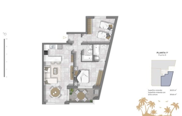 New Build - Apartment / flat - Guardamar del Segura - Pueblo