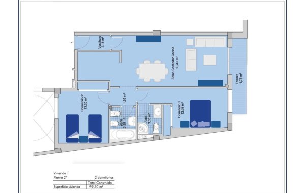 Obra nueva - Apartamento / piso - San Miguel de Salinas