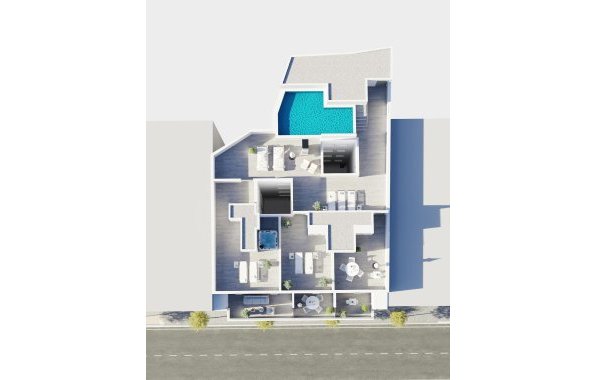 New Build - Apartment / flat - Torrevieja - Centro