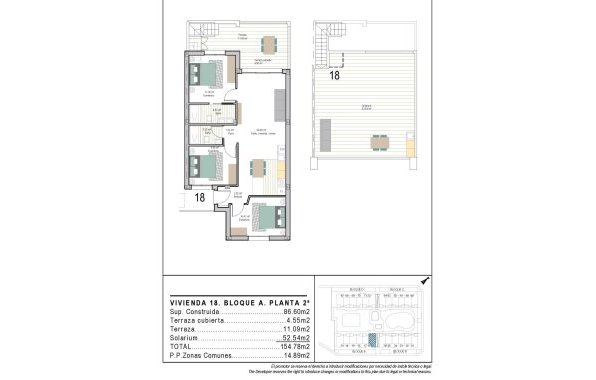 New Build - Penthouse - Torre Pacheco - San Cayetano