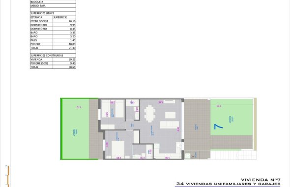 New Build - Bungalow - Pilar de la Horadada - pueblo