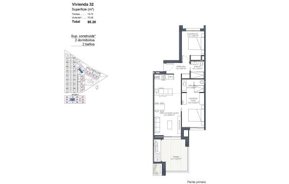 New Build - Apartment / flat - Los Alcazares - Serena Golf