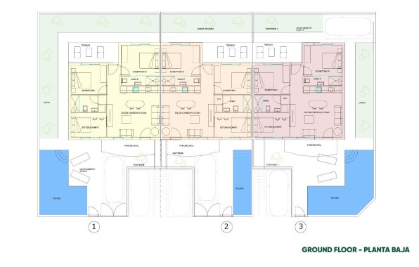 New Build - Bungalow - Pilar de la Horadada - parques de Andromeda