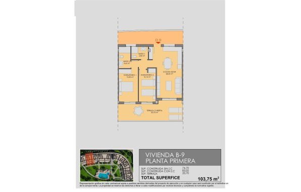 New Build - Apartment / flat - Los Alcazares - Serena Golf