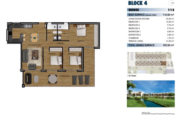 New Build - Apartment / flat - Los Alcazares - La Serena Golf