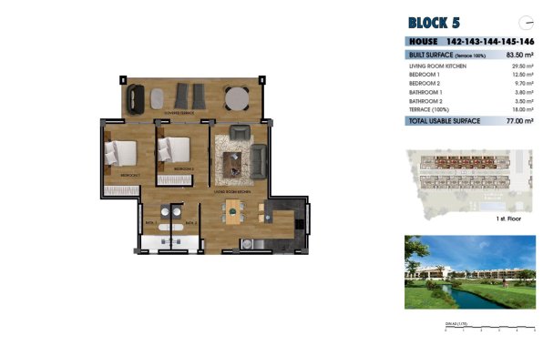Neue Gebäude - Wohnung - Los Alcazares - La Serena Golf