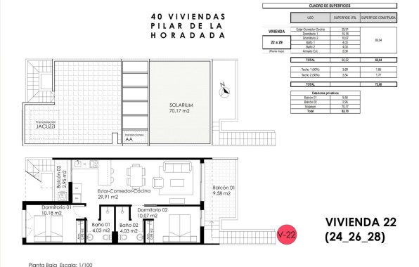 Obra nueva - Bungalow - Pilar de la Horadada - pueblo
