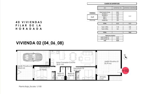 Obra nueva - Bungalow - Pilar de la Horadada - pueblo