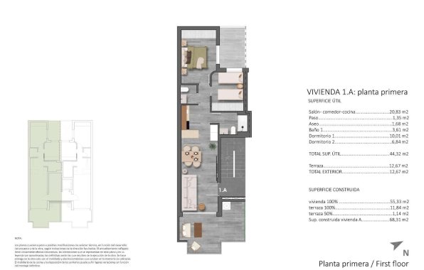 Neue Gebäude - Wohnung - Pilar de la Horadada - Torre De La Horadada