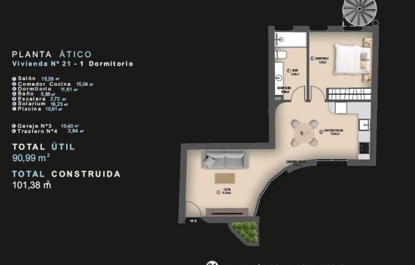 Neue Gebäude - Penthouse - Torrevieja - Centro