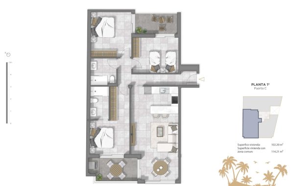 Obra nueva - Apartamento / piso - Guardamar del Segura - Pueblo