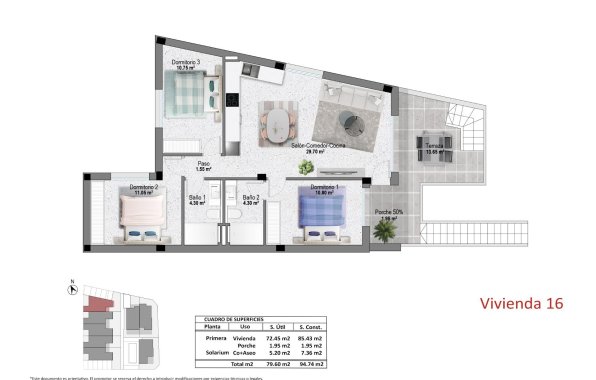 New Build - Bungalow - Pilar de la Horadada - pueblo