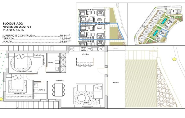 Obra nueva - Bungalow - Torre Pacheco - Santa Rosalia Lake And Life Resort
