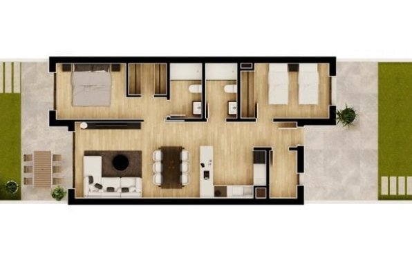 Neue Gebäude - Wohnung - Monforte del Cid - Alenda Golf