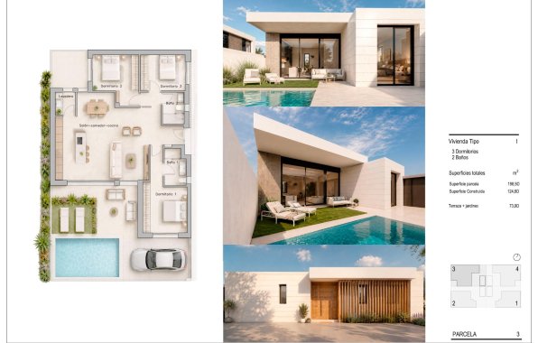 Obra nueva - Villa - Pilar de la Horadada - pueblo