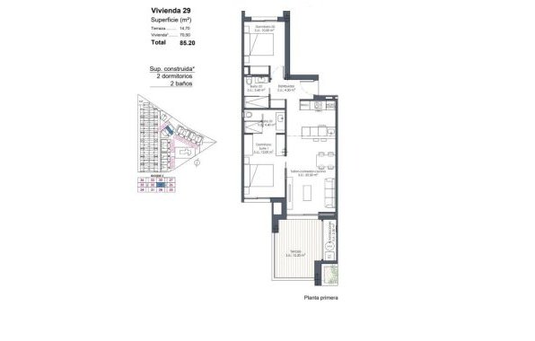 Neue Gebäude - Wohnung - Los Alcazares - Serena Golf