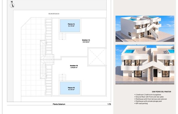 Obra nueva - Bungalow - San Pedro del Pinatar - Los Peñascos
