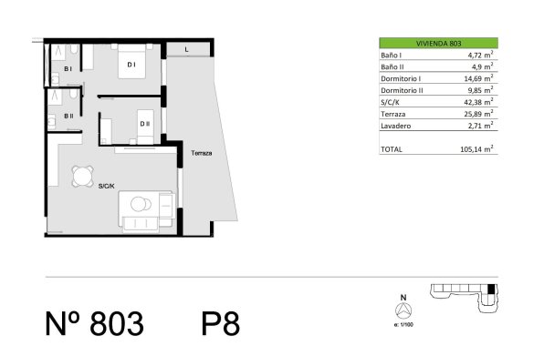 New Build - Penthouse - San Miguel de Salinas - Pueblo