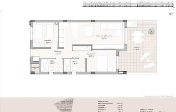 New Build - Apartment / flat - Pulpi - Aguilón Golf