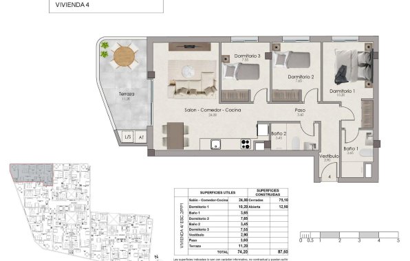 Obra nueva - Apartamento / piso - Santa Pola - Estacion de autobuses