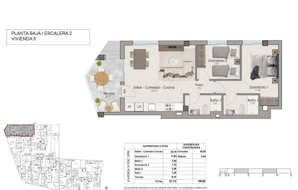 Obra nueva - Apartamento / piso - Santa Pola - Estacion de autobuses