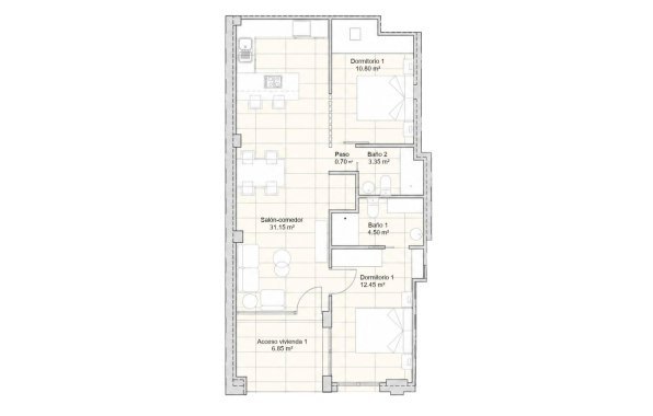 Neue Gebäude - Wohnung - San Javier - pueblo