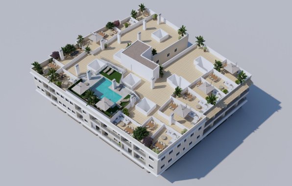 New Build - Apartment / flat - Algorfa - Pueblo